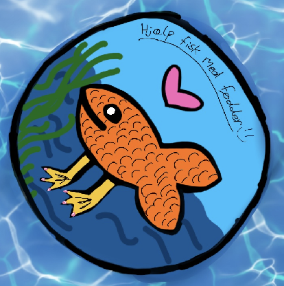 Fisk Med Fødder Logo